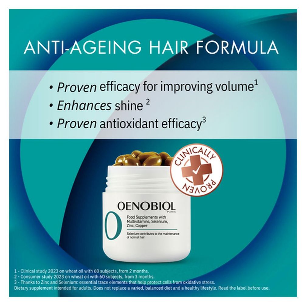 Oenobiol Multi Vit Selenium Hair Loss Supplement Capsules - 30 Pcs