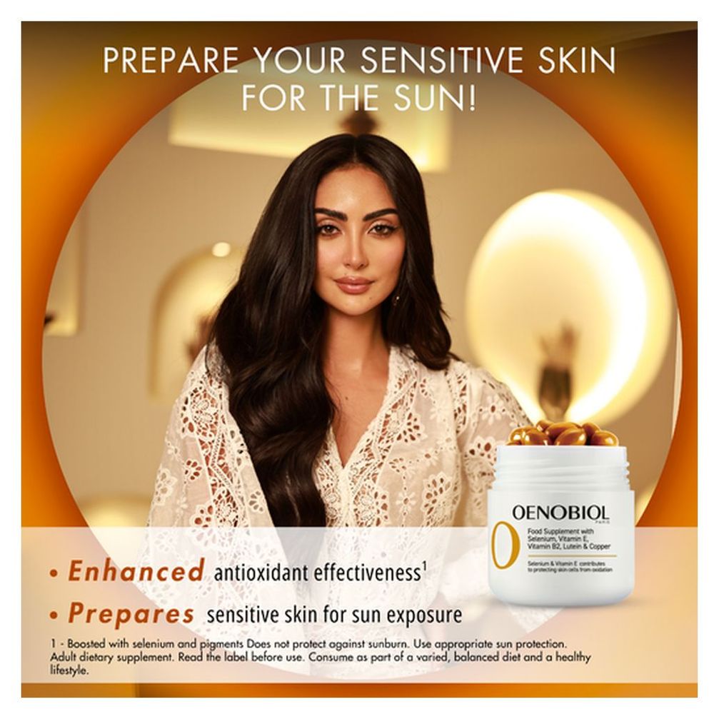 Oenobiol Selenium Vit B2 Sensitive Sun Supplement Capsules - 30 Pcs