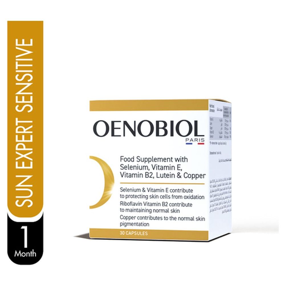 Oenobiol Selenium Vit B2 Sensitive Sun Supplement Capsules - 30 Pcs