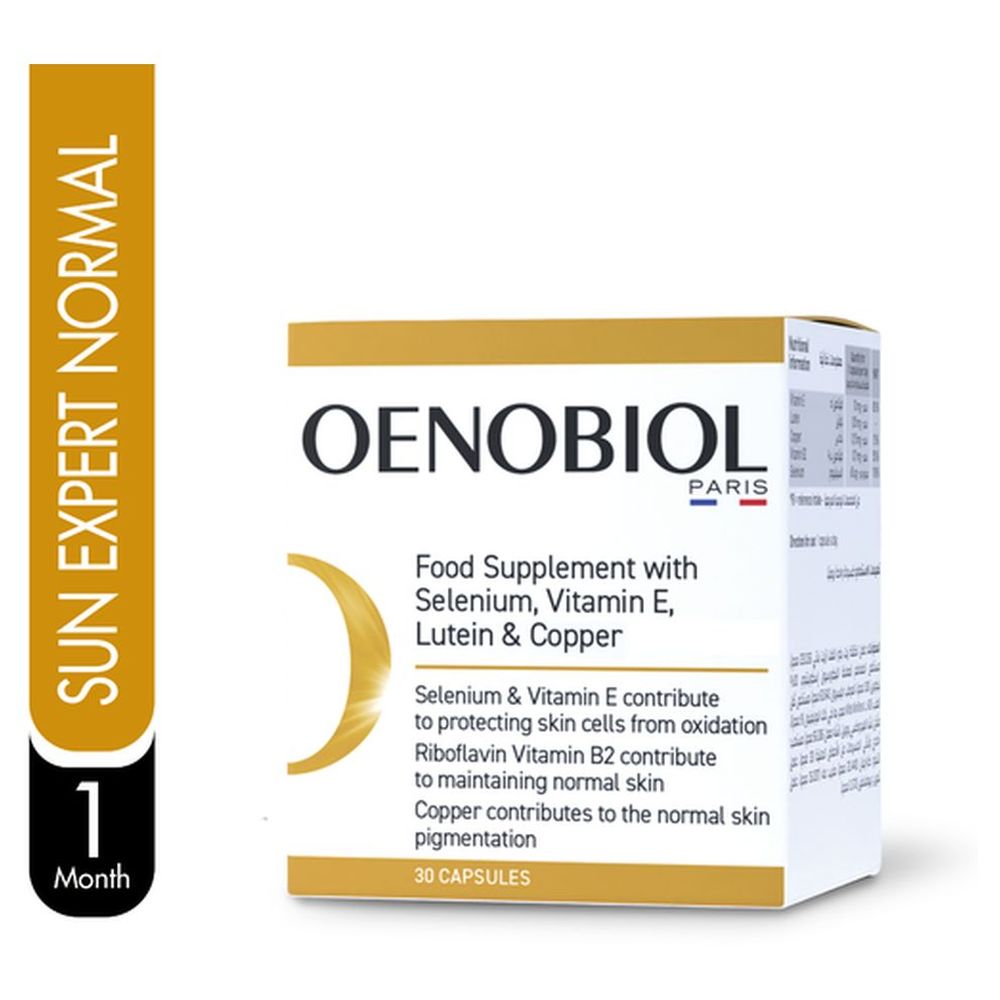 Oenobiol Selenium Vit E Sun Expert Dietary Supplement Capsules - 30 Pcs