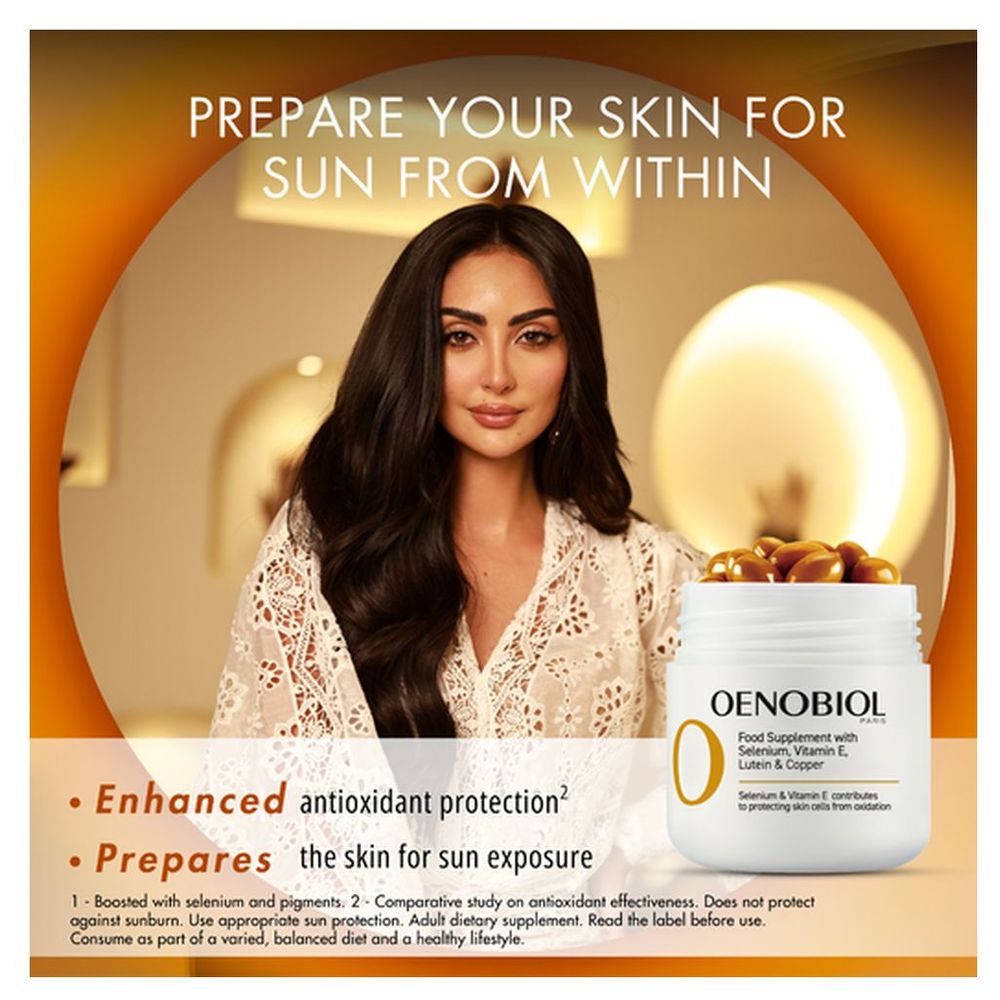 Oenobiol Selenium Vit E Sun Expert Dietary Supplement Capsules - 30 Pcs