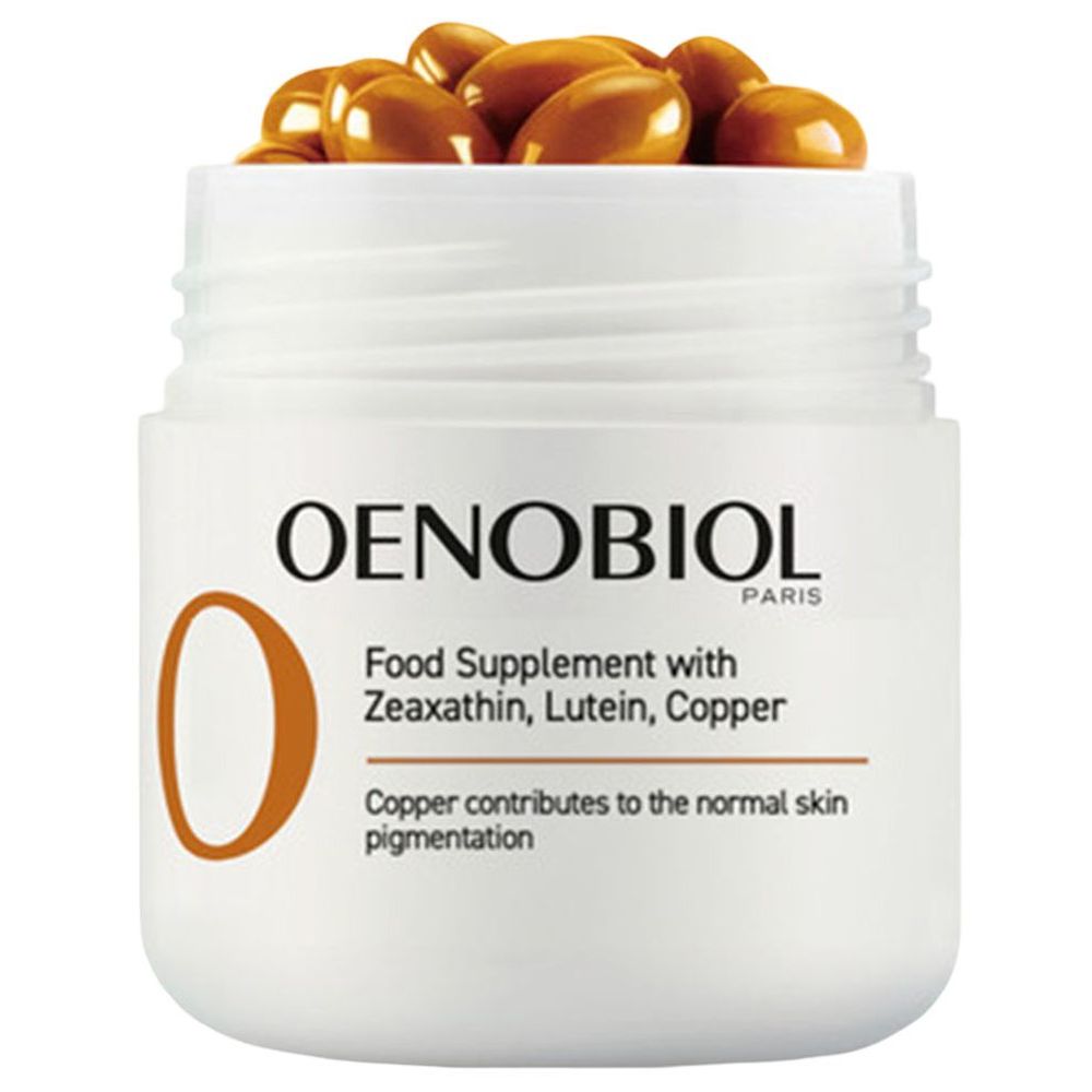 Oenobiol Zeaxthin Lutein Copper Bronze Supplement Capsules - 30 Pcs