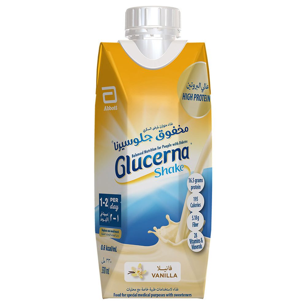 Glucerna Shake Tetrapack - Vanilla - 330 ml