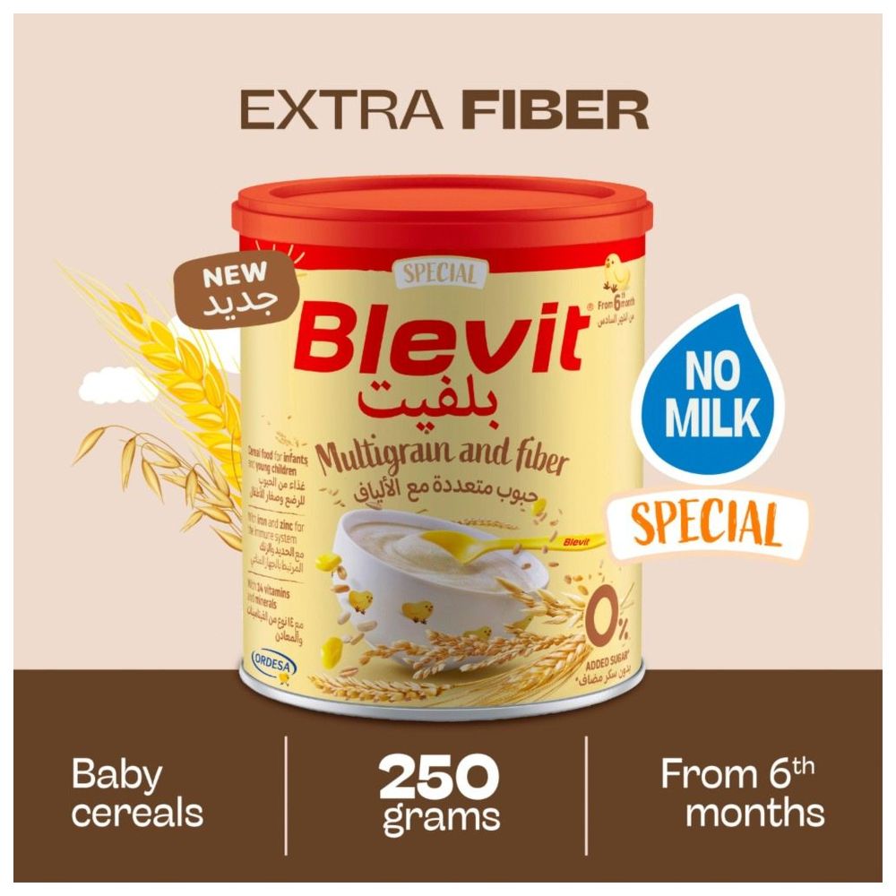 Ordesa - Blevit Multigrain And Fiber Cereal - 250 gm