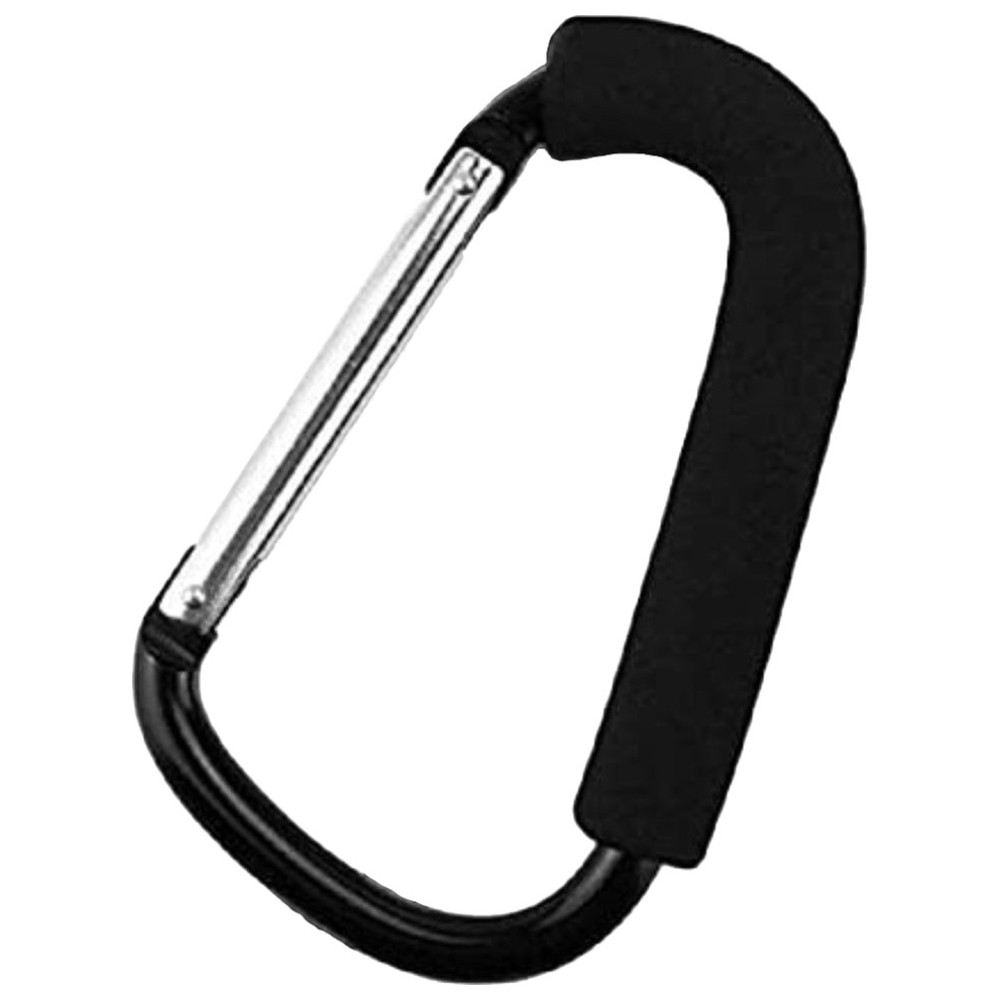 Pikkaboo - Universal Non-Slip Metal Stroller Hook Only - Black