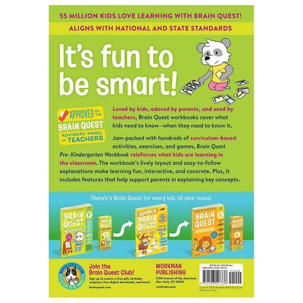 Brain Quest Workbook: Pre-K Revised Edition