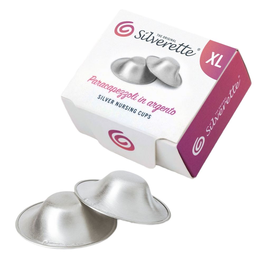Silverette Silver Nursing Cups - XL