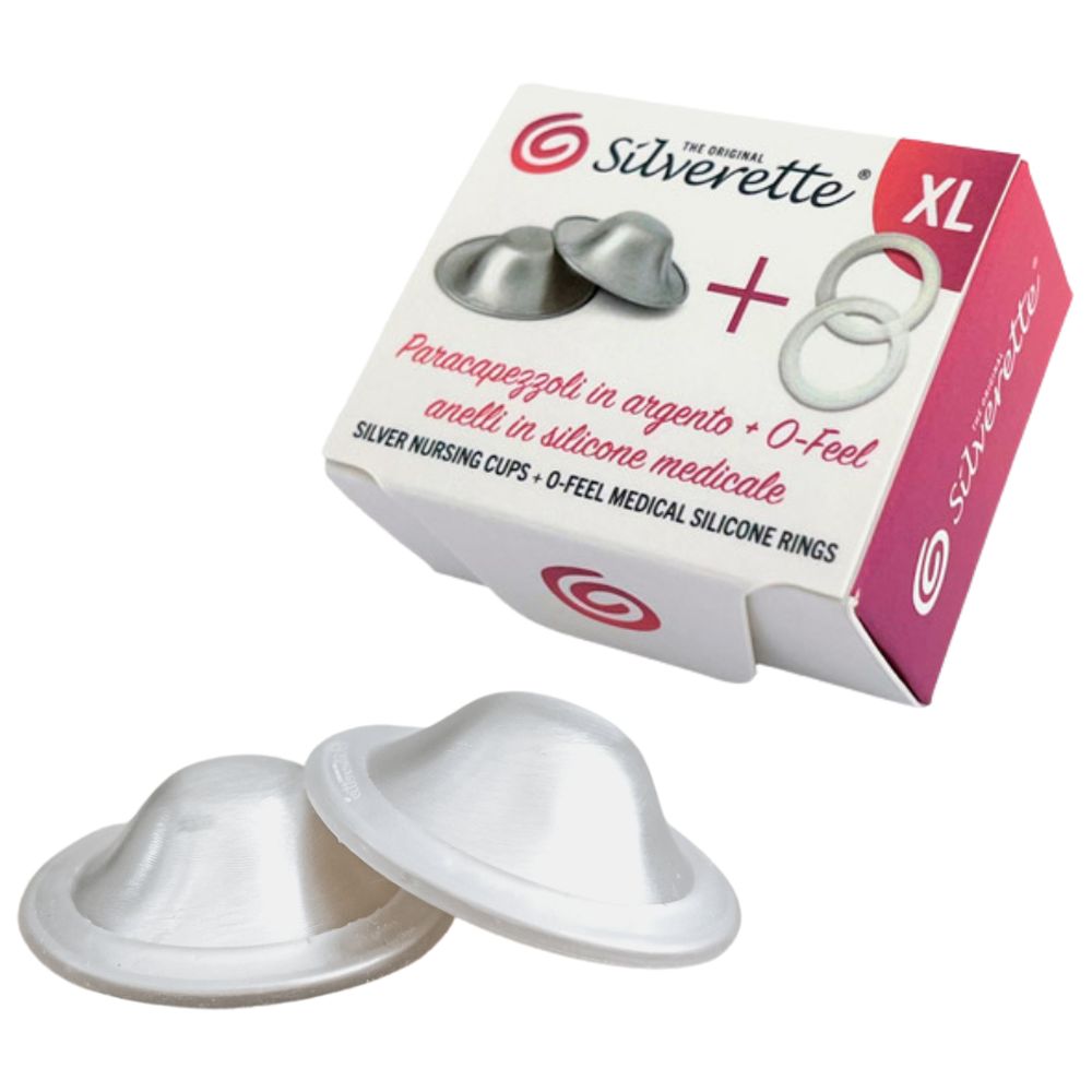 Silverette - Silver Nursing Cups With O-Feel - XL