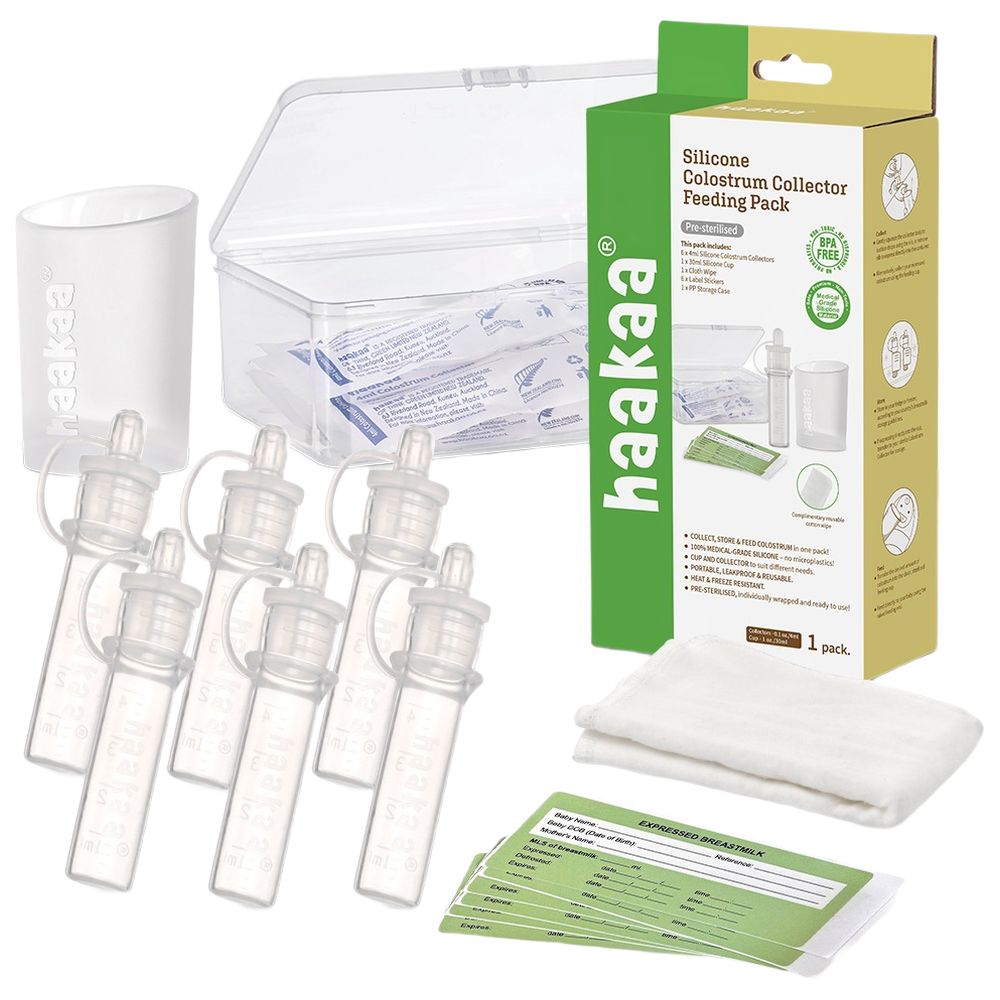 Haakaa - Silicone Colostrum Collector 6pc-Set
