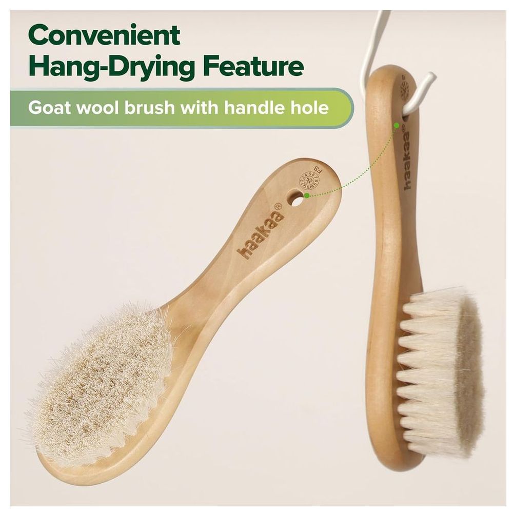 Haakaa - Goat Baby Brush & Comb Set