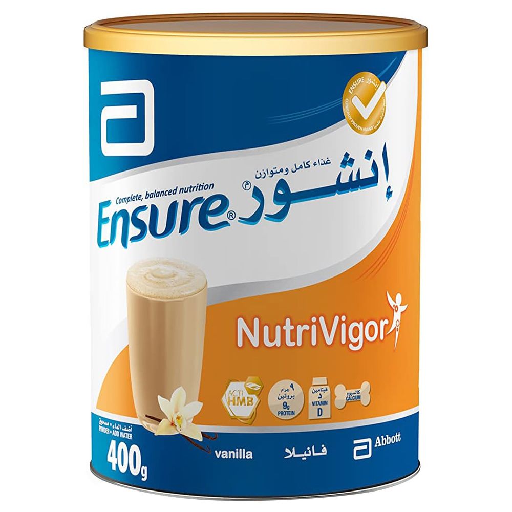 إنشور - مسحوق غذائي نوتريفيجور فانيليا - 400غ
