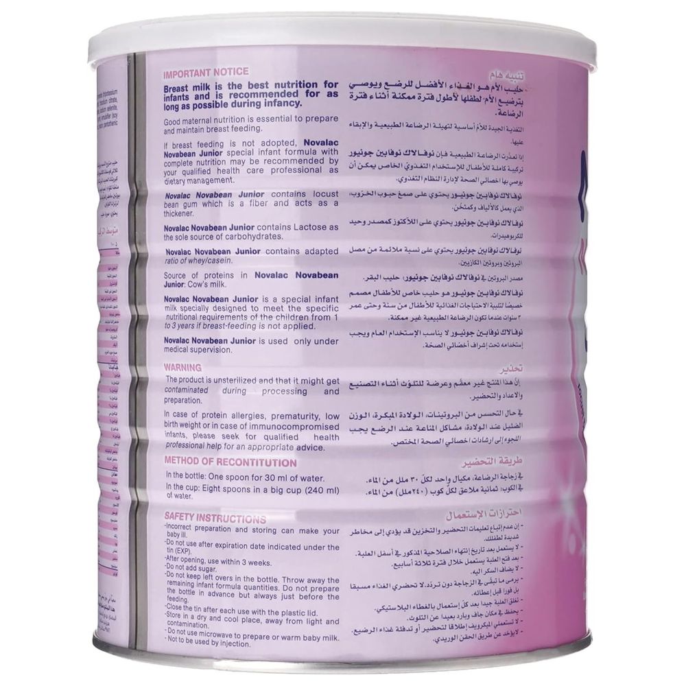 Novalac - Novabean Junior Milk Formula - 800gm