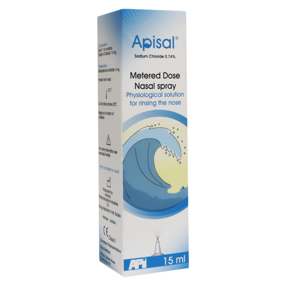 Amman Pharma - Apisal Metered Dose Nasal Spray - 15 ml