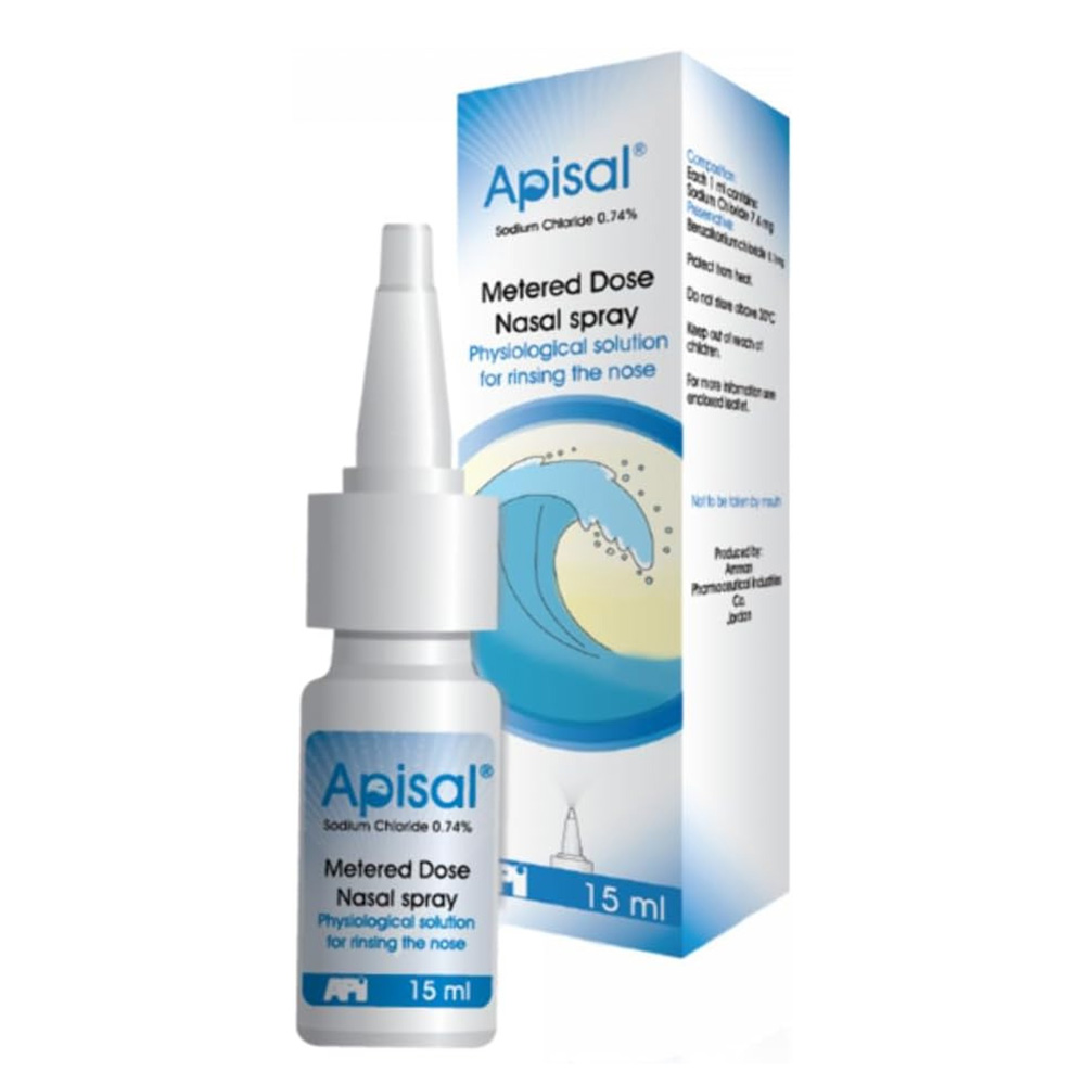 Amman Pharma - Apisal Metered Dose Nasal Spray - 15 ml