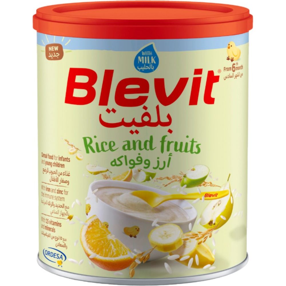 Ordesa - Blevit Rice And Fruits Cereal - 350 gm