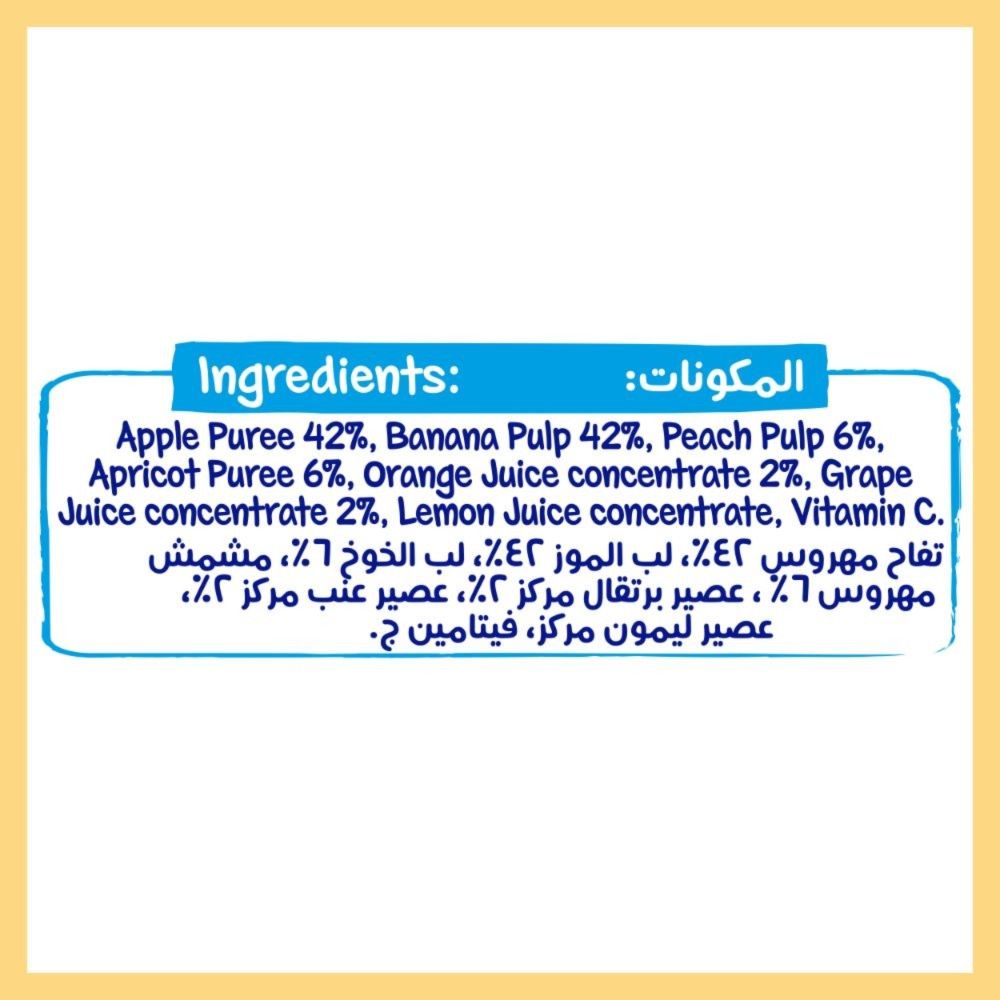 Cerelac - 5 Fruits Puree Pouch - 90 gm