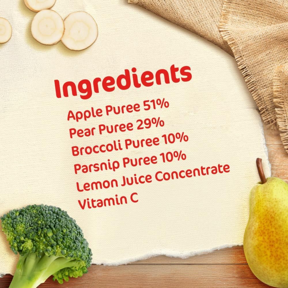 Cerelac - Broccoli, Parsnip, Apple And Pear Puree Pouch - 90 gm