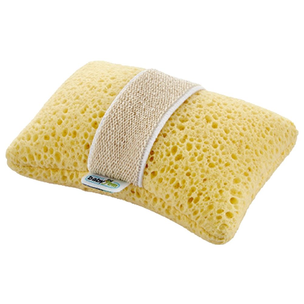 Babyjem - Bath Sponge with Holder - Yellow