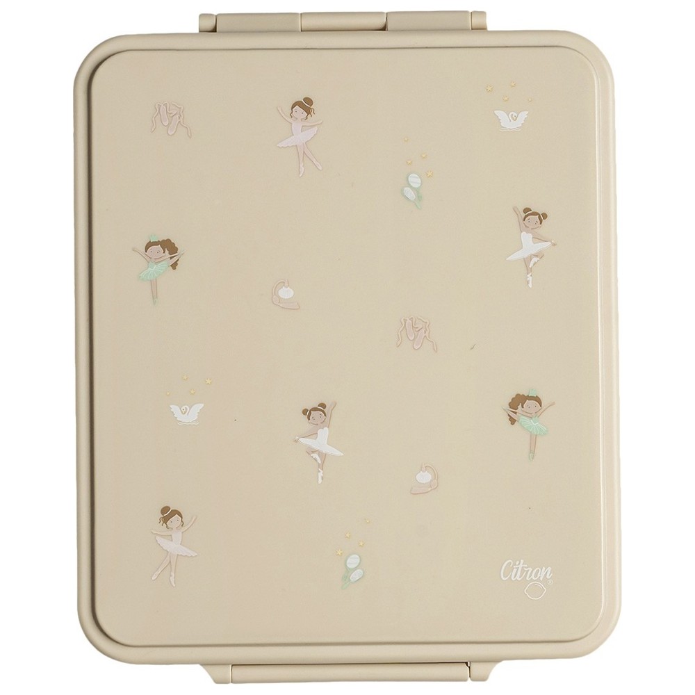 Citron - Grand 4-Compartment Lunch Box - Beige