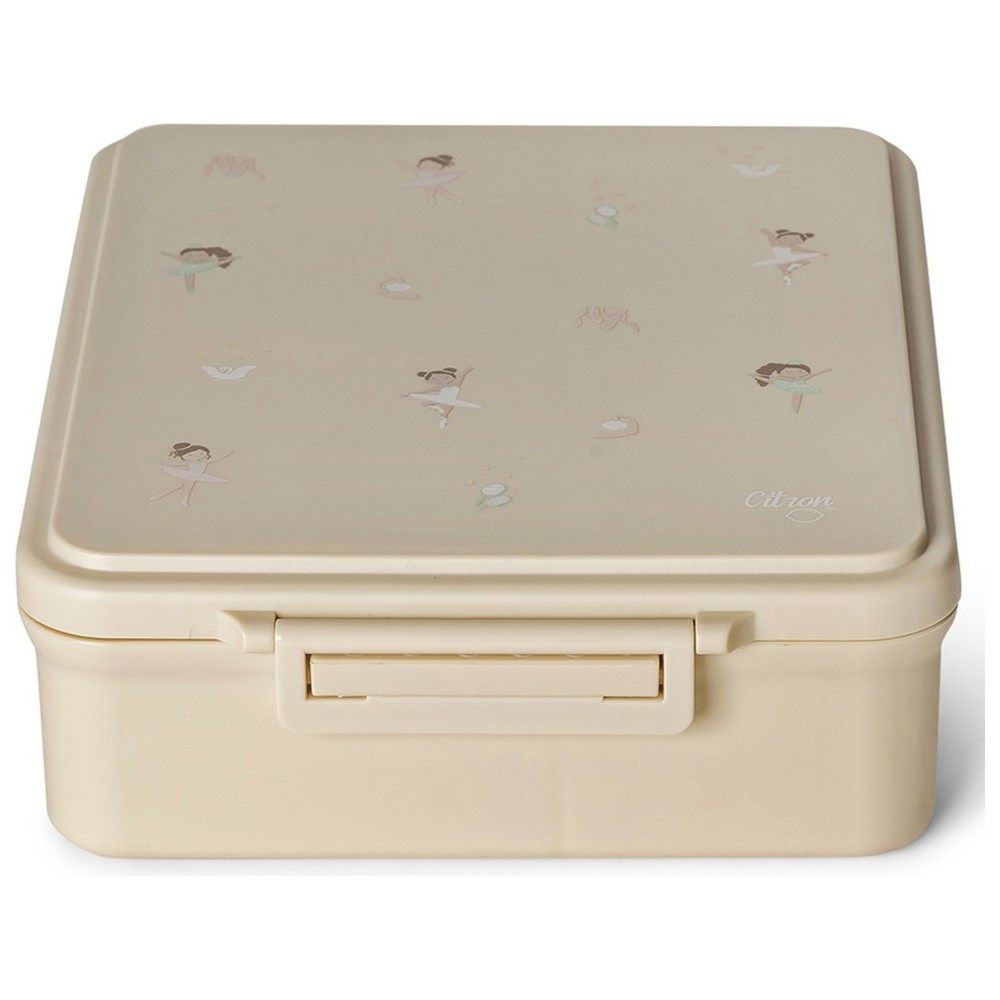 Citron - Grand 4-Compartment Lunch Box - Beige