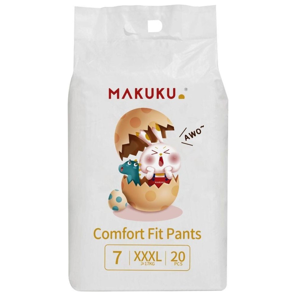 Makuku - Comfort Fit Diaper Pants - Size 7 - XXX-Large - 17 kg+ - 20 Pcs