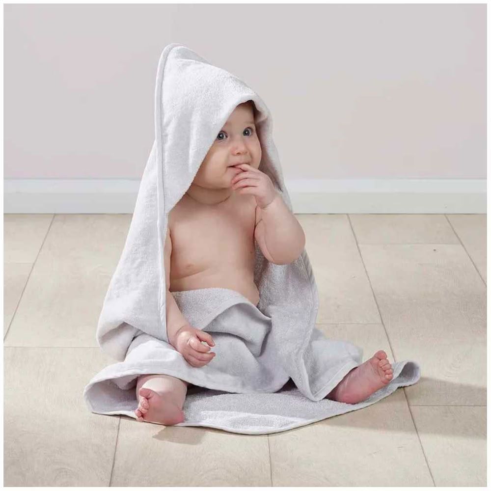Kinder Valley - Baby Hooded Towel - Grey