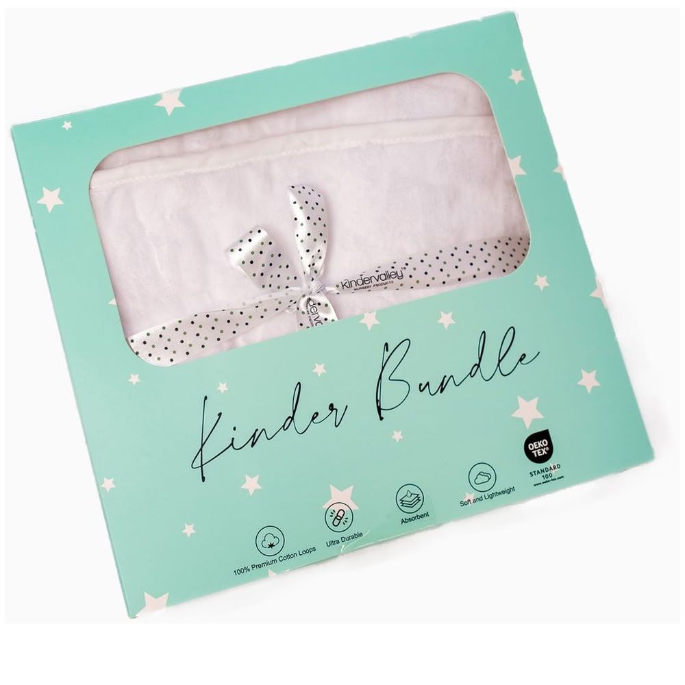 Kinder Valley - Honeycomb Baby Blanket - White