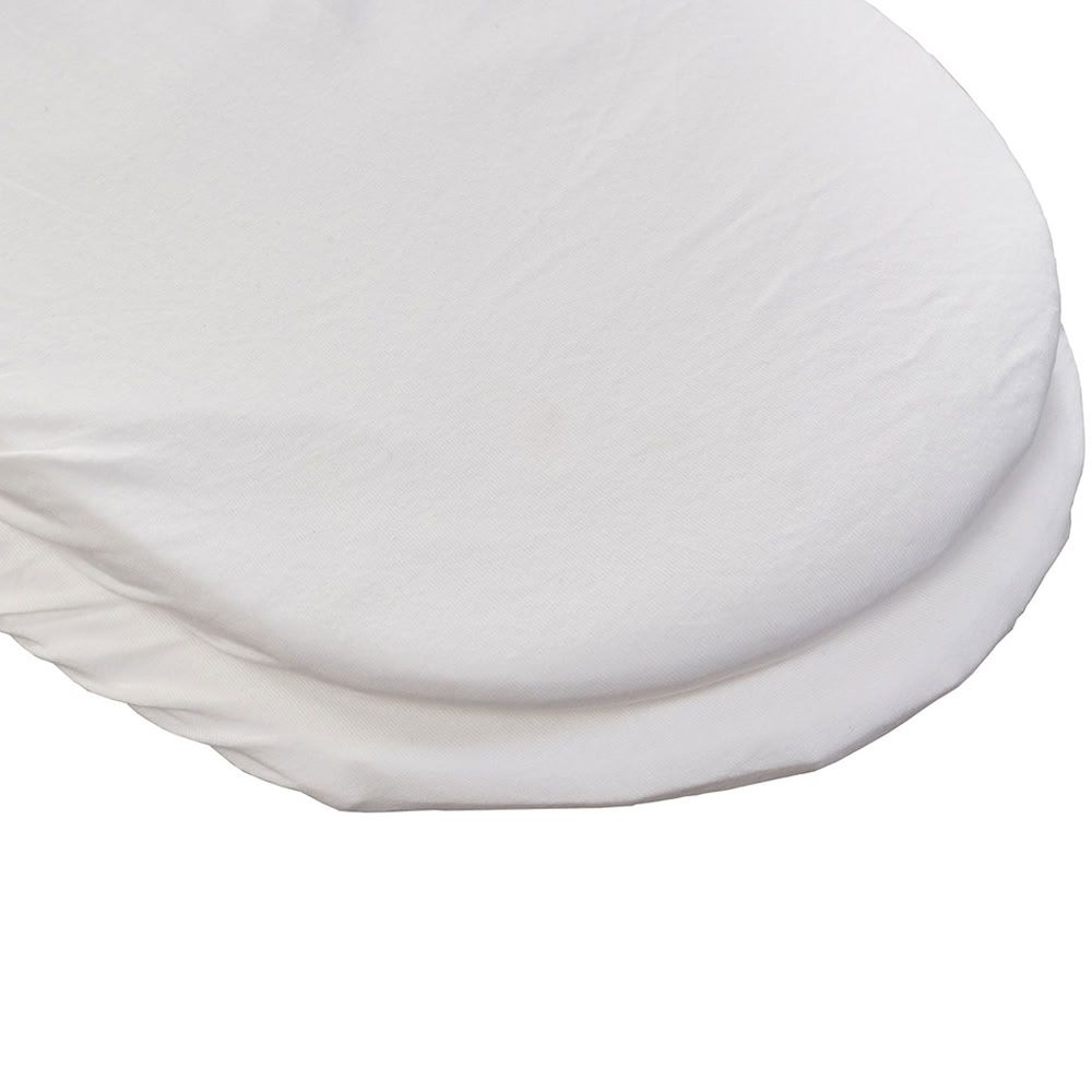 Kinder Valley - Baby Jersey Sheets - White - 2 Pcs