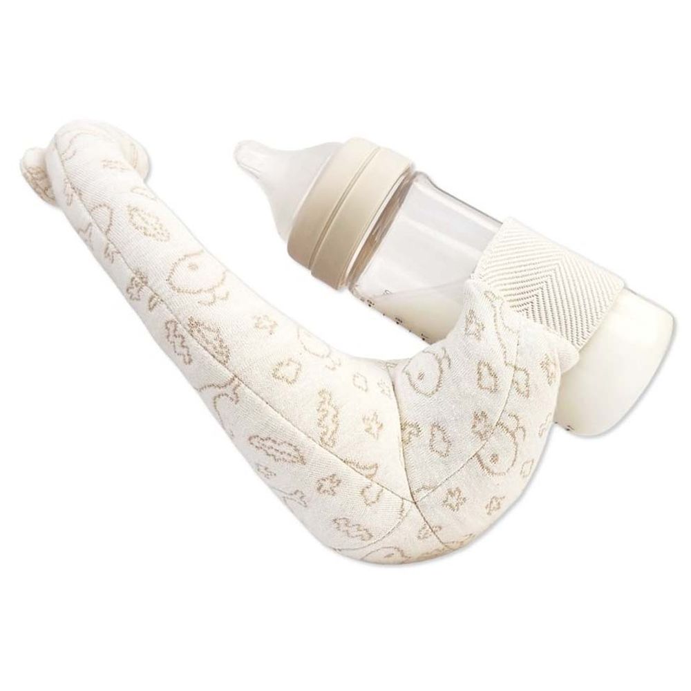 MyBebe - The Baby Self-Feeding Cushion - Little Whales