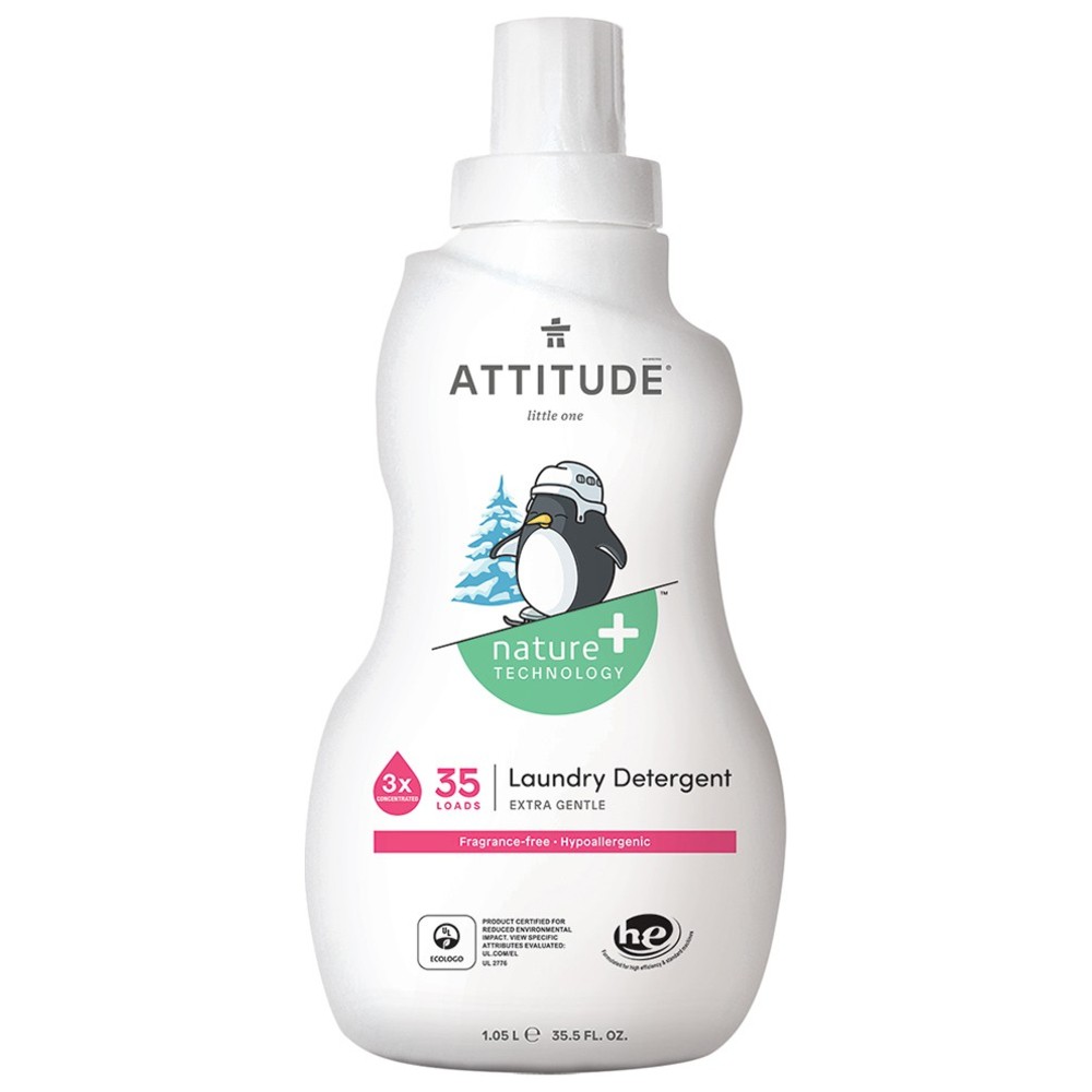 Attitude - Extra Gentle Fragrance Free Laundry Detergent - 1.05 L