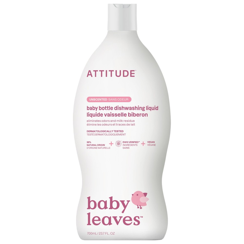 Attitude - Fragrance Free Bottle & Dishwashing Liquid - 700 ml