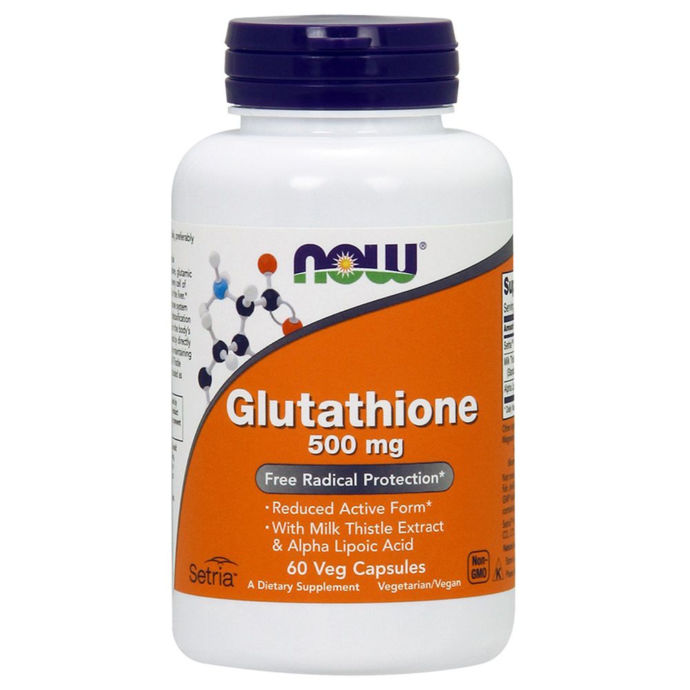 NOW - Glutathione 500 mg 60 Veg Capsules