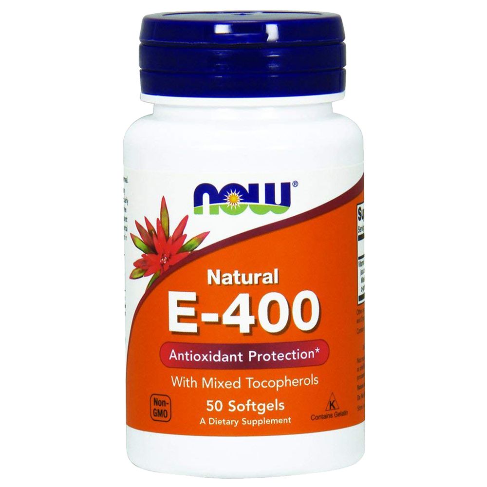 NOW - Vitamin E-400 IU Mixed Tocopherols 50 Softgels