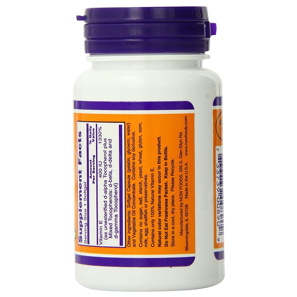 NOW - Vitamin E-400 IU Mixed Tocopherols 50 Softgels
