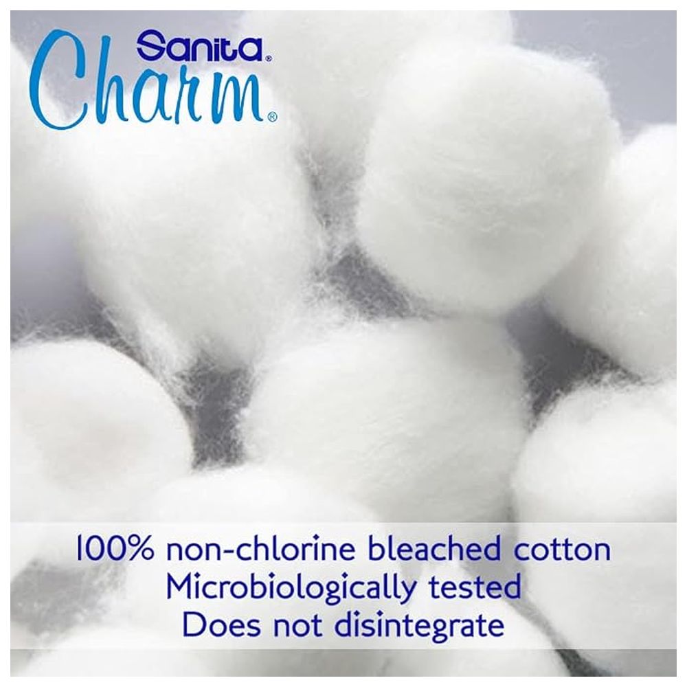 Sanita Charm - 100% Cotton Pads 50 Pads