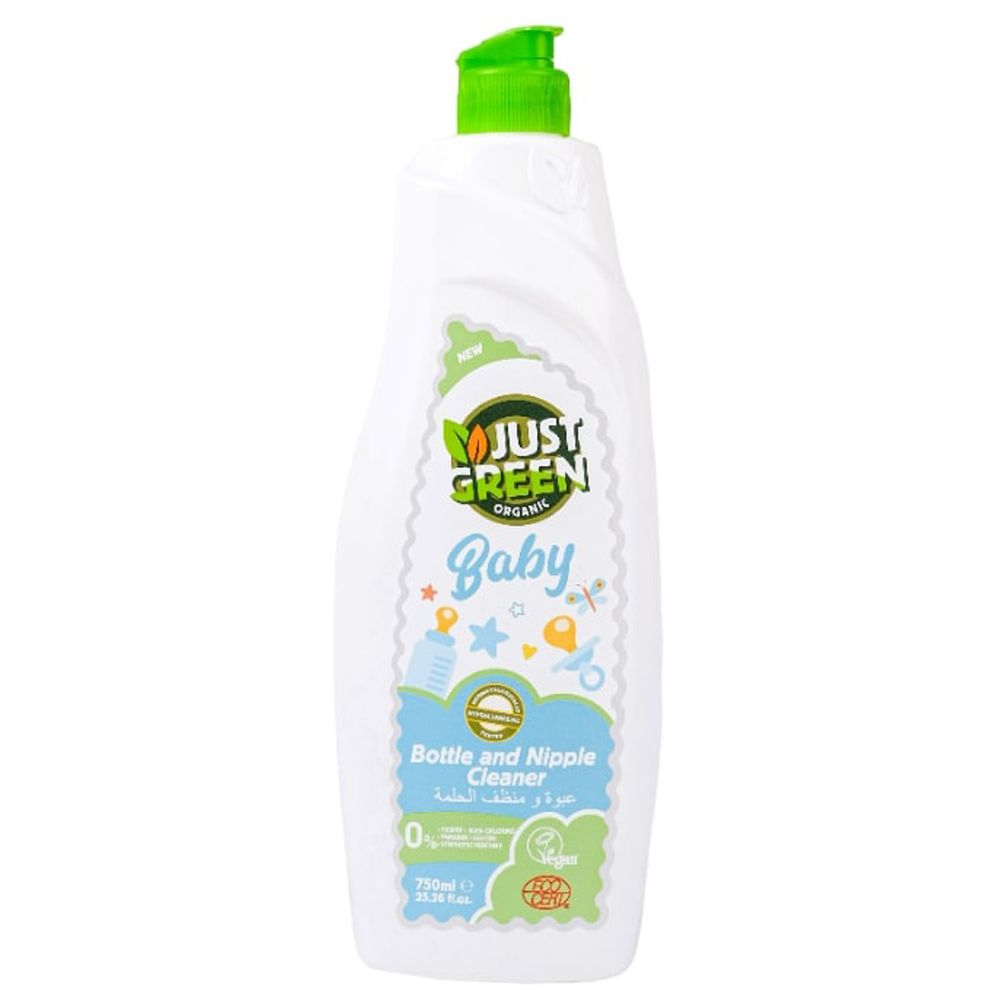 Just Green Organic - Baby Bottle and Nipple Cleanser - 750 ml
