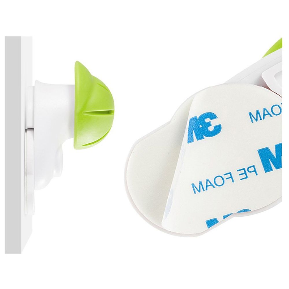 Baby Safe - Door Stopper - 4pc-Set - Green