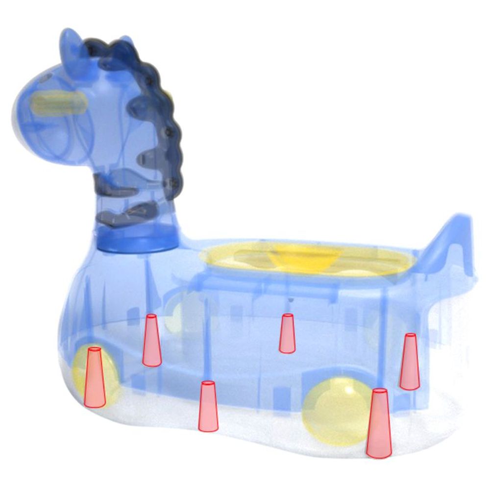 Eazy Kids - Horse Potty Car - Blue