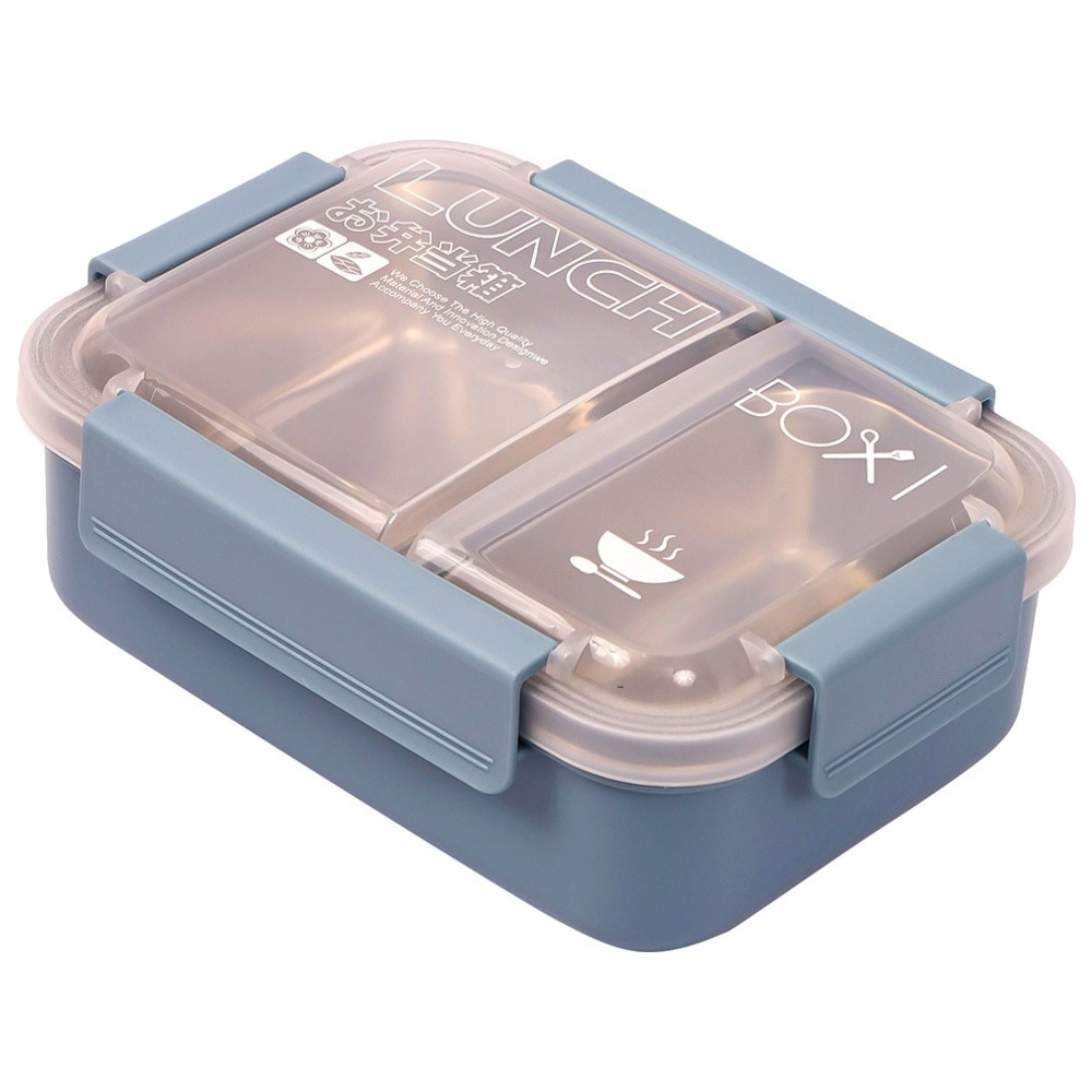 Eazy Kids - 2-Compartment Stainless Steel Lunch Box - 1100 ml