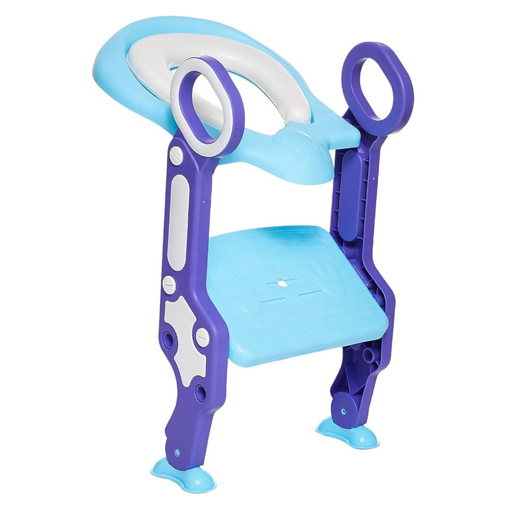 Eazy Kids - Step Stool Foldable Potty Trainer Seat with Round Handle