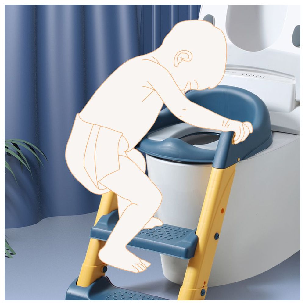 Eazy Kids - Step Stool Foldable Potty Trainer Seat