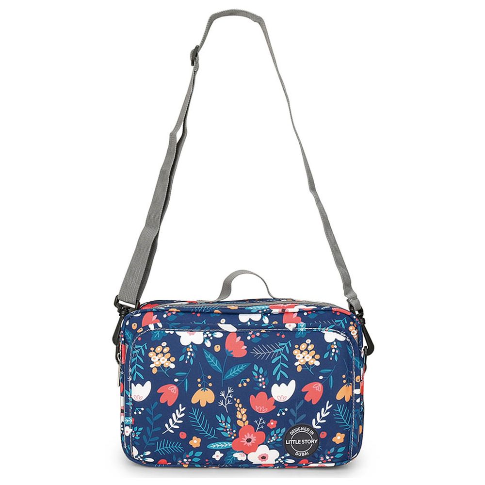 Little Story - Baby Diaper Changing Clutch Kit - Floret Blue