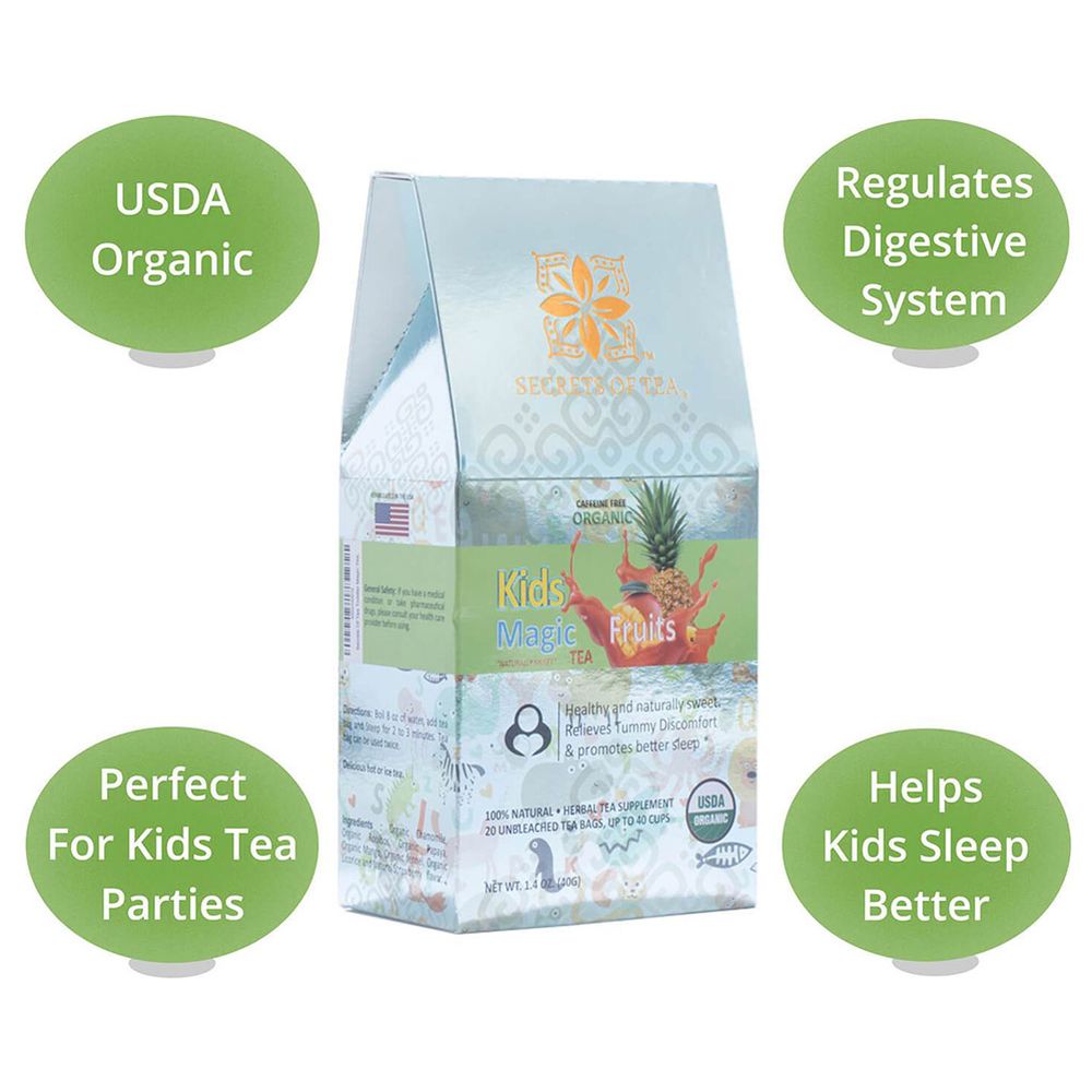Secrets Of Tea - Tea For Kids - Fruits - 40G