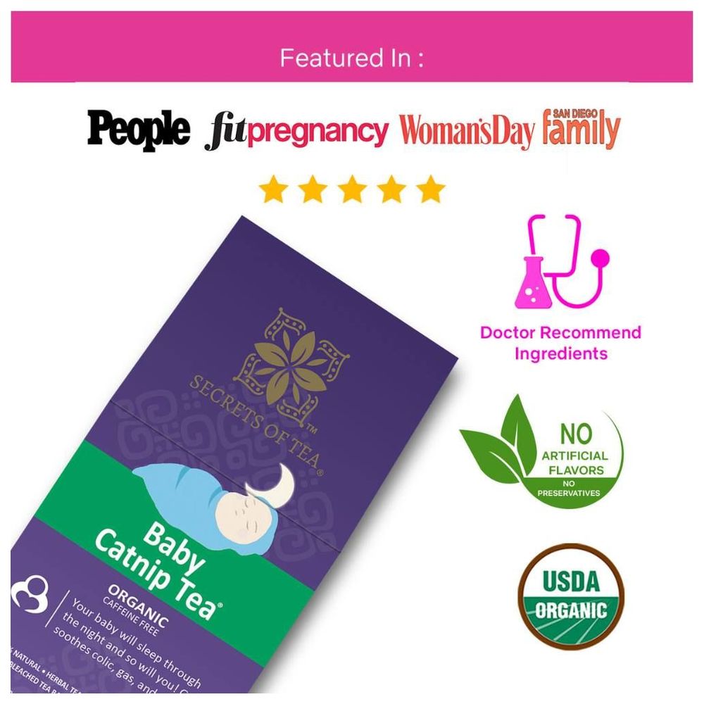 Secrets Of Tea - Babies' Magic Tea & Baby Sleep Tea & Catnip Tea