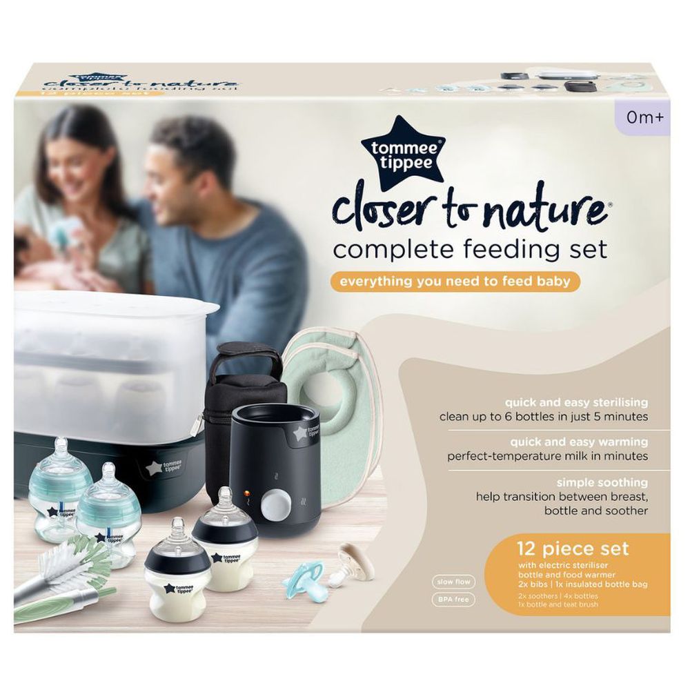 Tommee Tippee - Closer to Nature Feeding Set - 12 Pc Set