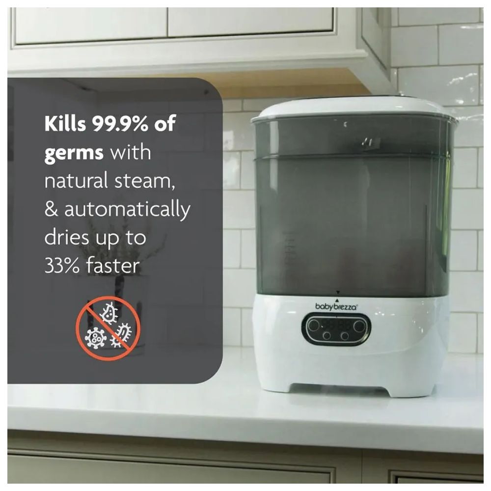 Baby Brezza One Step Sterilizer Dryer Advanced 33% Faster