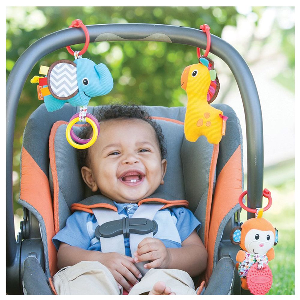 Infantino - Tag Along Travel Pals - Animals - Color May Vary