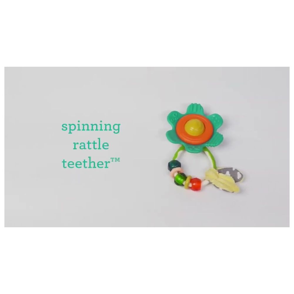 Infantino - Spin & Rattle Teether - Pink