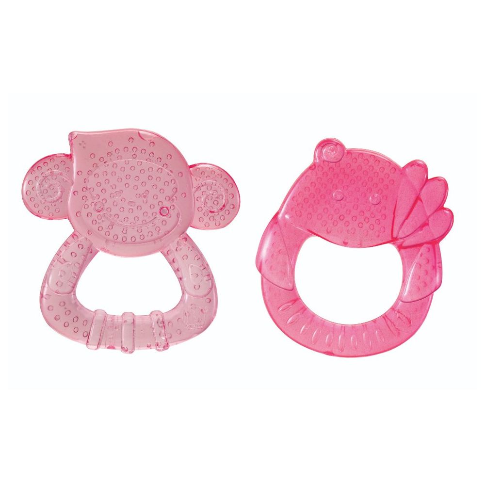 Infantino - Safari Teething Pals - Toys For Boy - Pink
