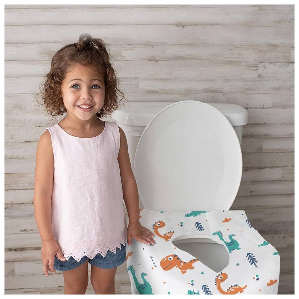 Moon - Disposable Toilet Seat Cover - Dino - 20 Pcs
